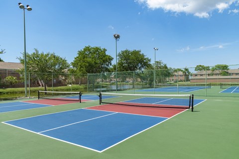 tennis courts at the springs