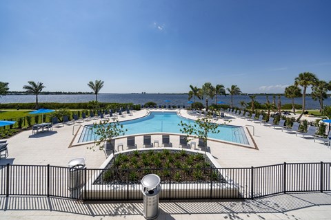 a swimming pool at the resort at longboat key club