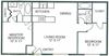 Pinon Trails Apartments appaloosa floor plan Pinon Trails Apartments appaloosa floor plan at Cantera Apartments, El Paso, TX, 79935