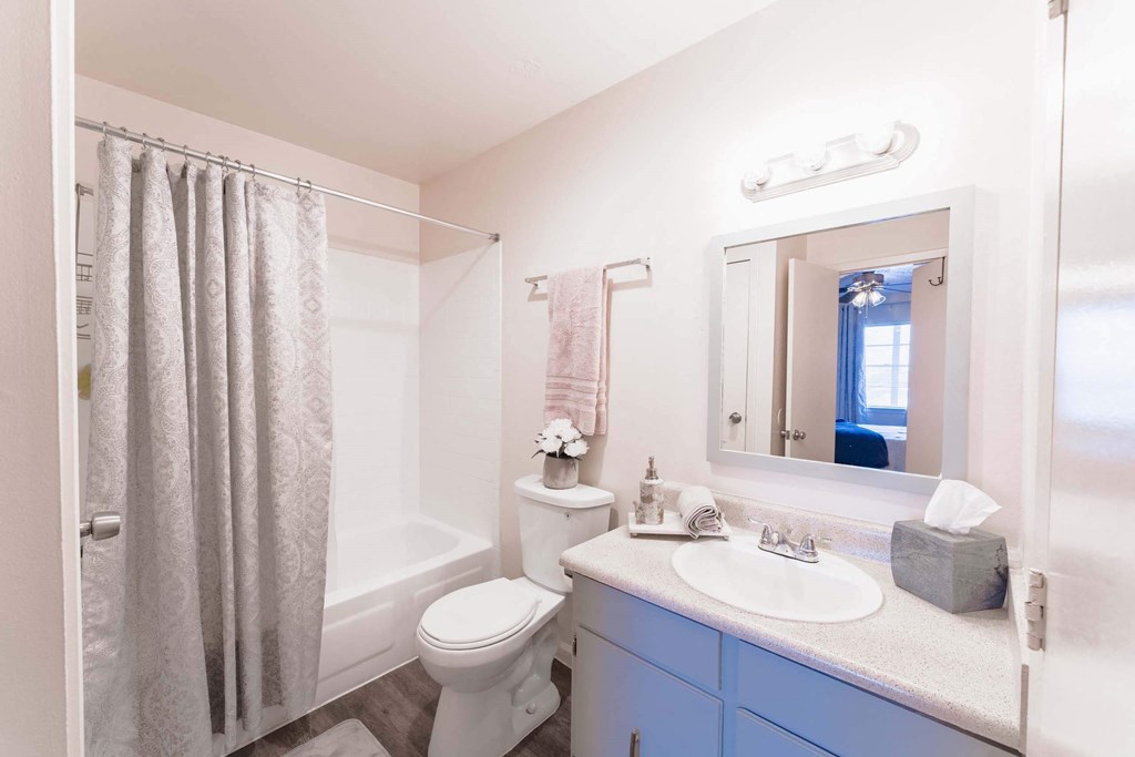 bathrooms  at Cantera Apartments, El Paso TX 79935