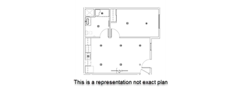 a drawing of a floor plan of a building