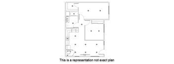 a drawing of a floor plan of a building