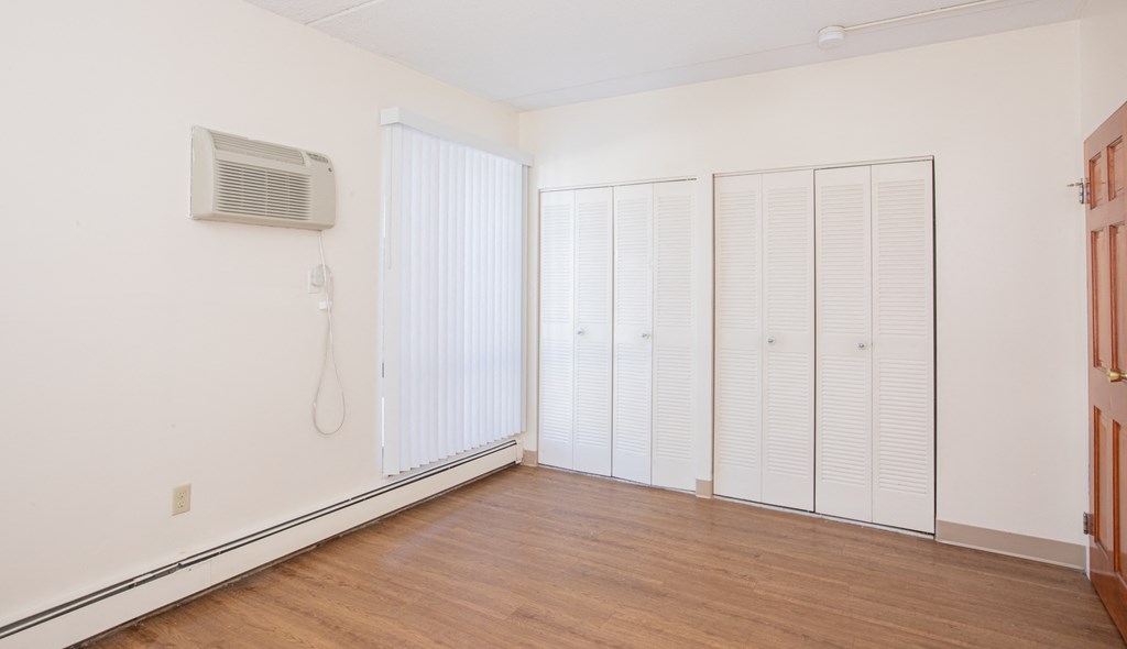 Large closets in bedroom