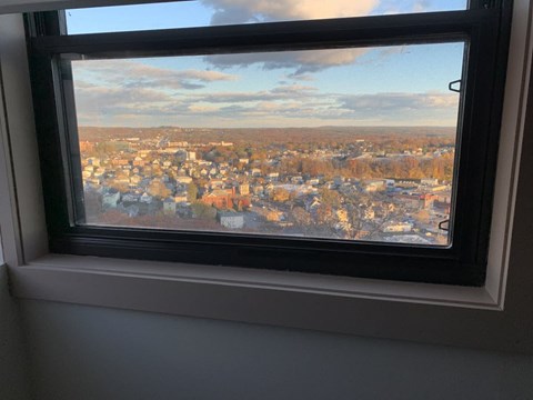 View of Worcester from window