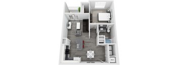 1 Bedroom Floor Plan