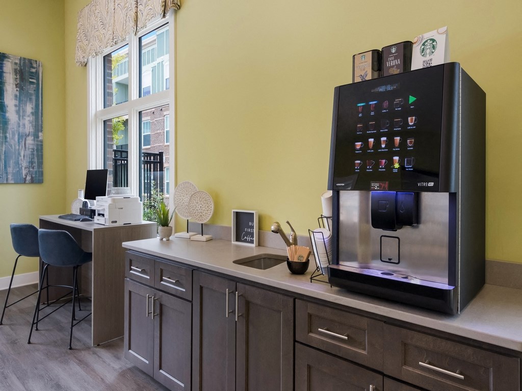 Complimentary Starbucks Coffee Bar at Ardmore at the Trail, Indian Trail, NC