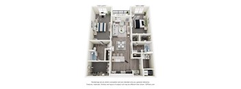 2 bed 2 bath A at Ardmore Meadows Apartments, Whitsett, NC, 27377