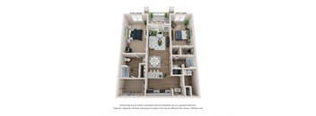 bedroom floor plan | the edge at 450 at Ardmore at Bryton, Huntersville, NC