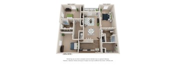 Floor Plan 3 bed 2 bath at Ardmore at the Trail, Indian Trail, North Carolina