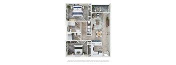 2 bed 2 bath C Floorplan at Views at Flowers, Clayton, NC, 27527