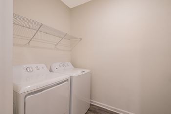 our apartments have a laundry room with a washer and dryer at Ardmore at Bryton in Huntersville, NC 28078