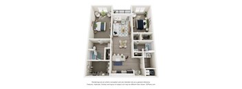 The Harper Floorplan at Ardmore at Prosperity, Knoxville, 37932