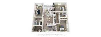The Magnolia Floorplan at Ardmore at Prosperity, Knoxville, Tennessee