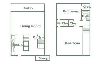 Plan A Two Bedroom