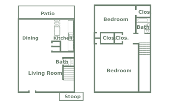 Plan B Two Bedroom