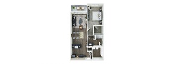 Floorplan The Mead 824 sq. ft at Ardmore at Topside in Louisville, TN 37777