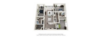 3 bed 2 bath Floorplan at Ardmore at Vance, Chattanooga, Tennessee