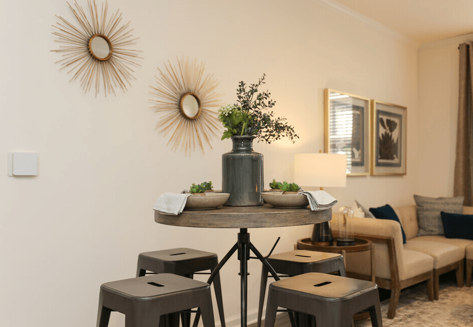 Living room at Ardmore at Bryton, Huntersville