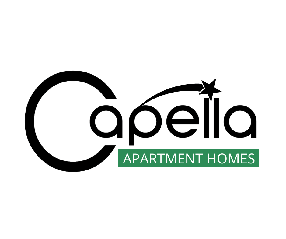 the logo or sign for the apartment home