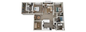 A diagram shows the layout of a small apartment with various rooms and their dimensions.