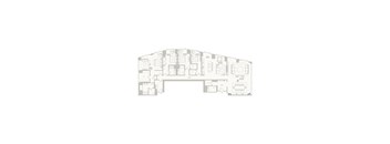 A black and white image of a house floor plan.