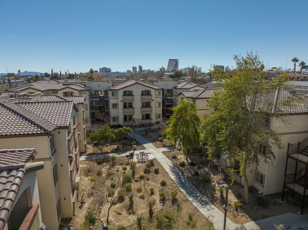 an aerial view of the city of culver city
