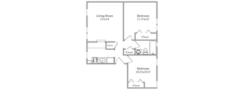 2 bed 2 bath at Eagles Crossing Apartment , Washington, Washington DC