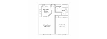1 Bedroom A