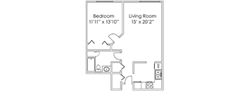1 Bedroom D