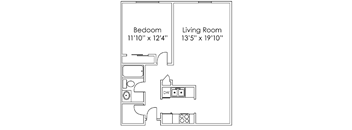 1 Bedroom E