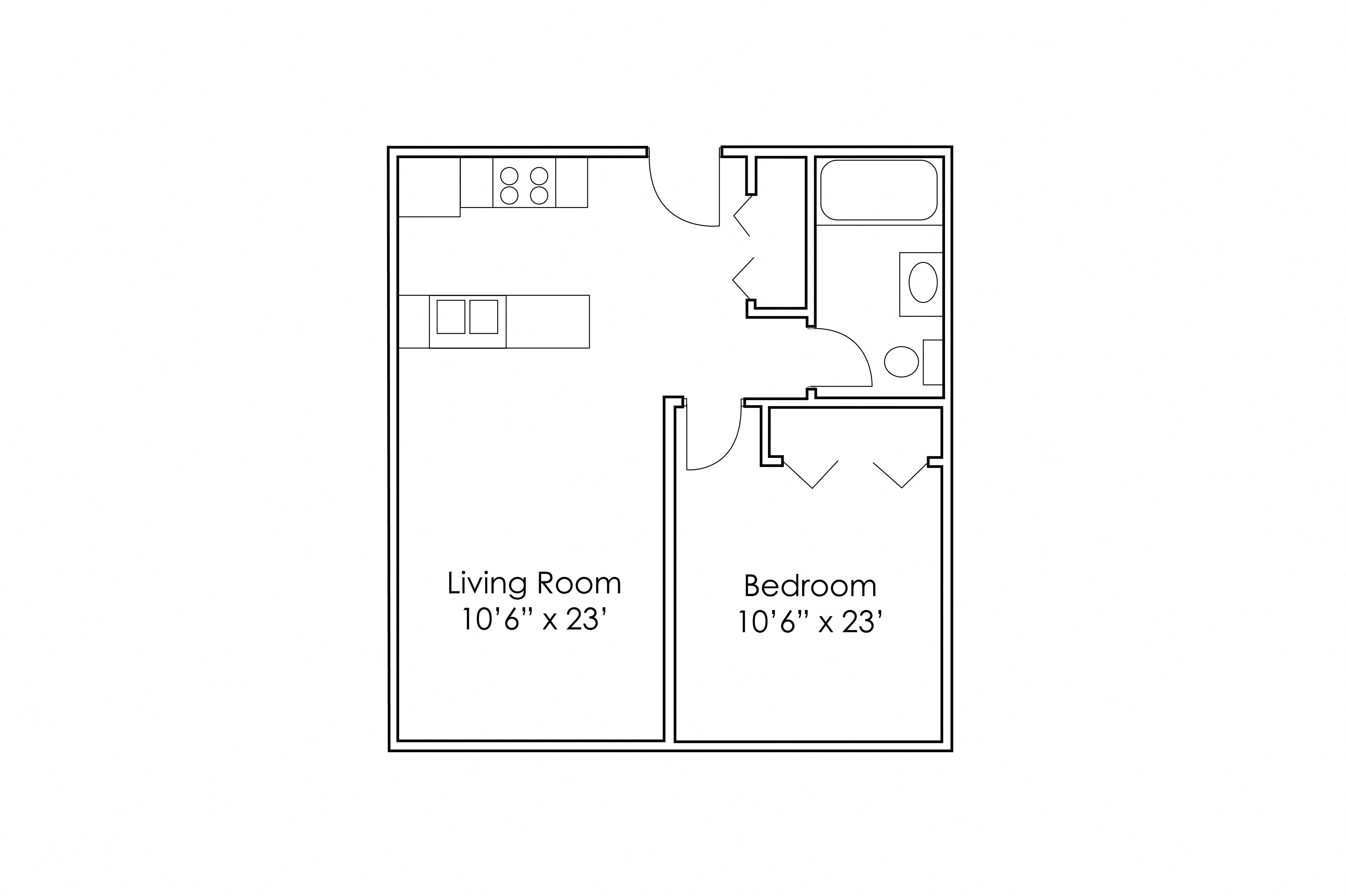 Floor Plans of Valley Park Apartments in Grand Forks, ND