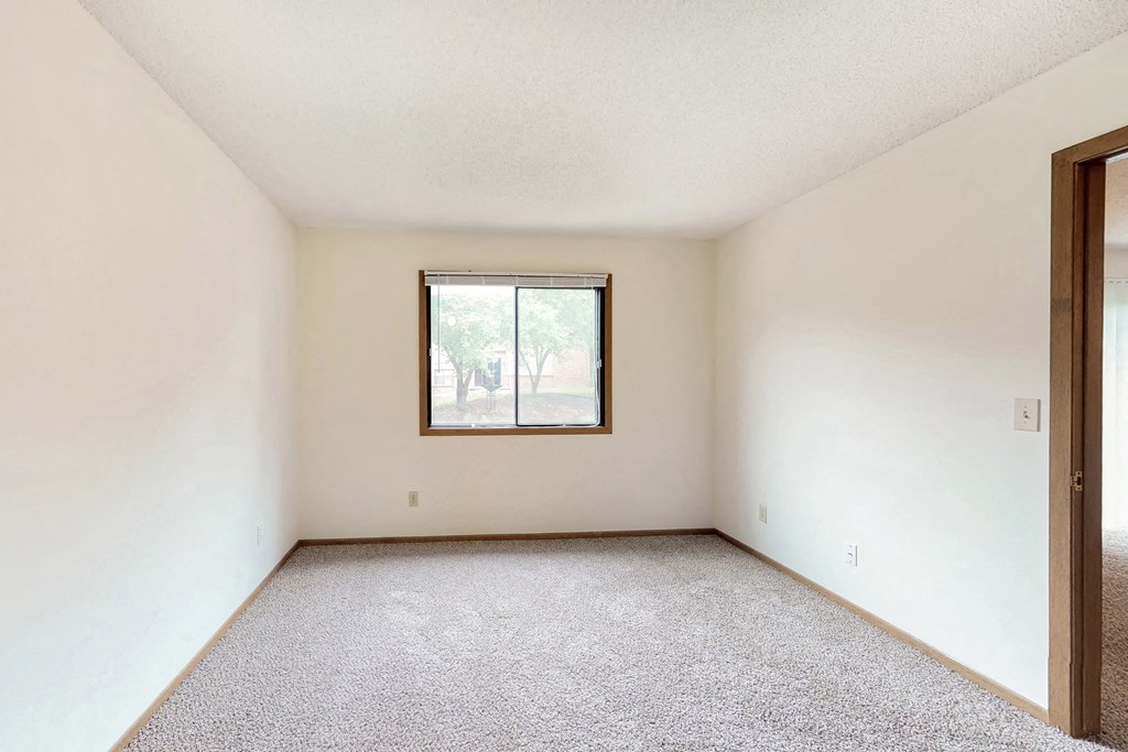 the spacious living room is clean and ready for you to use