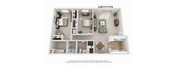 2 Bedroom 1.5 Bathroom