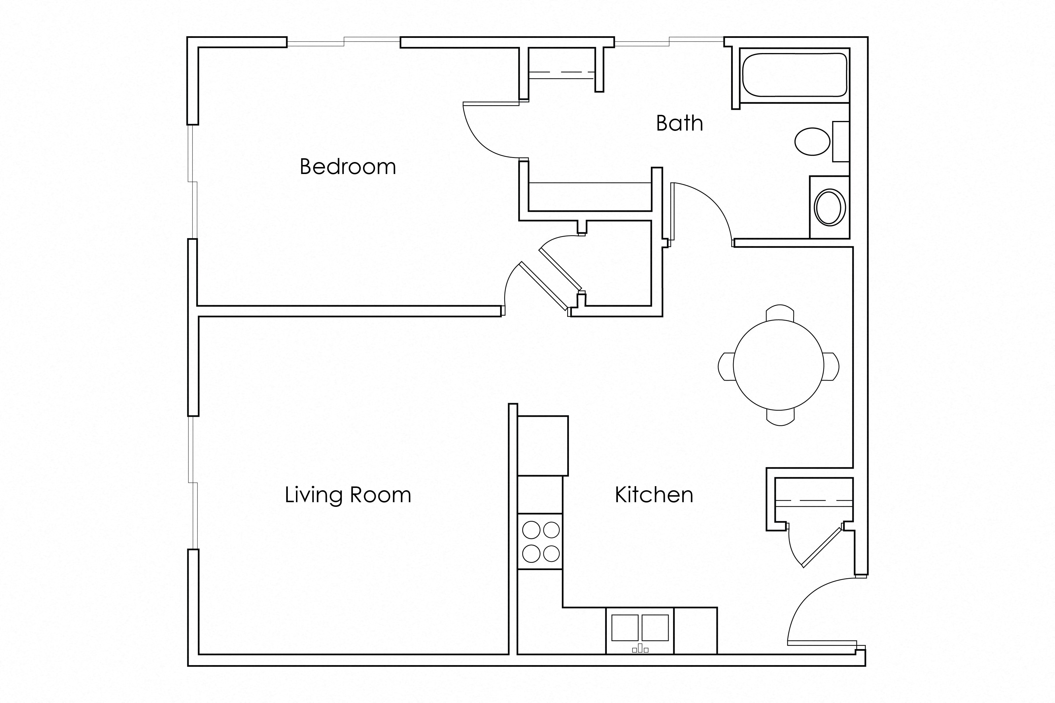1 Bedroom 1 Bathroom 709 - I