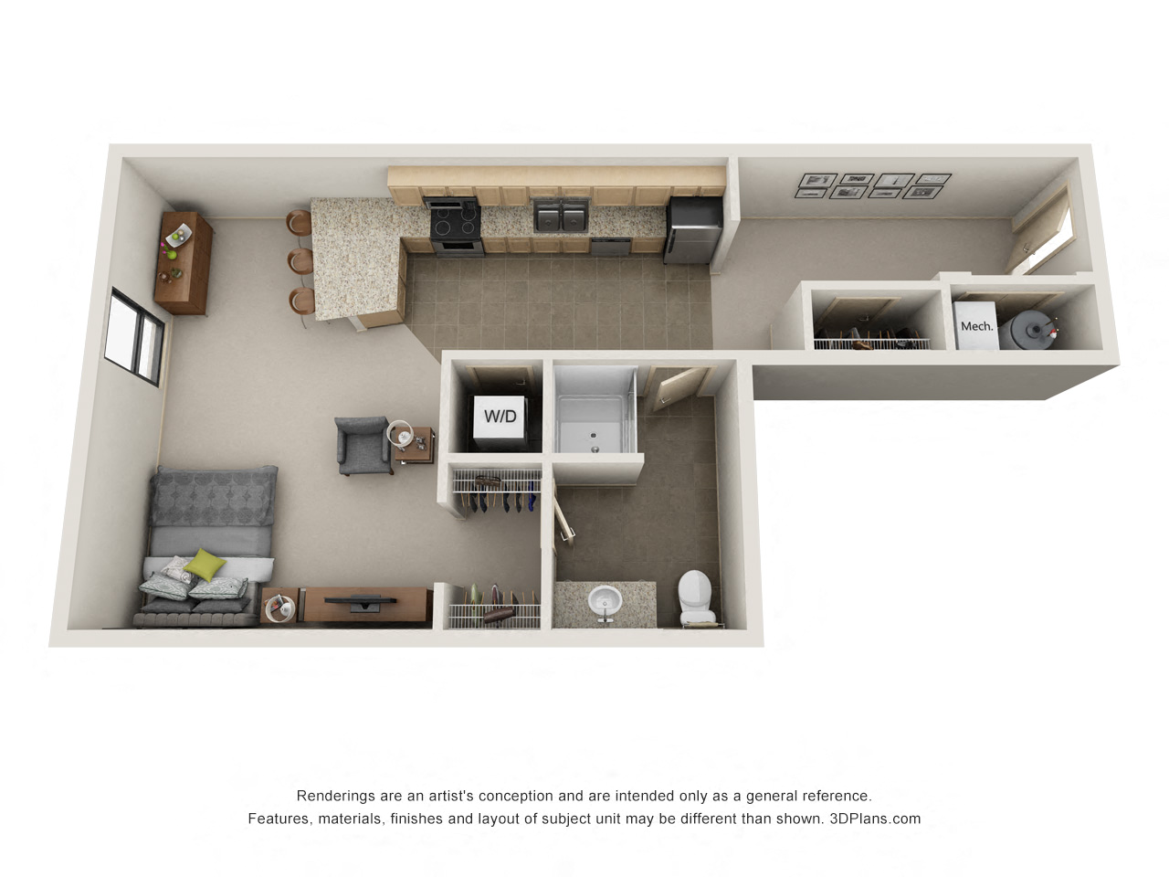 802 South 14th Street Studio-2 Beds Apartment for Rent - Photo Gallery 84