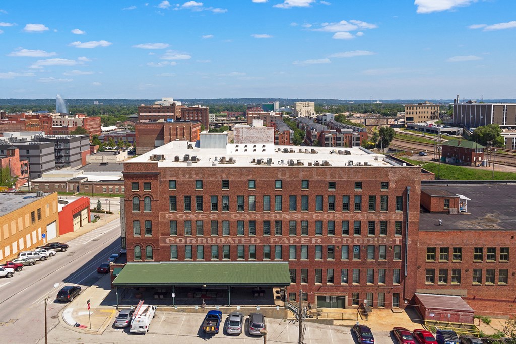 a view of the city of concord from the top of a building