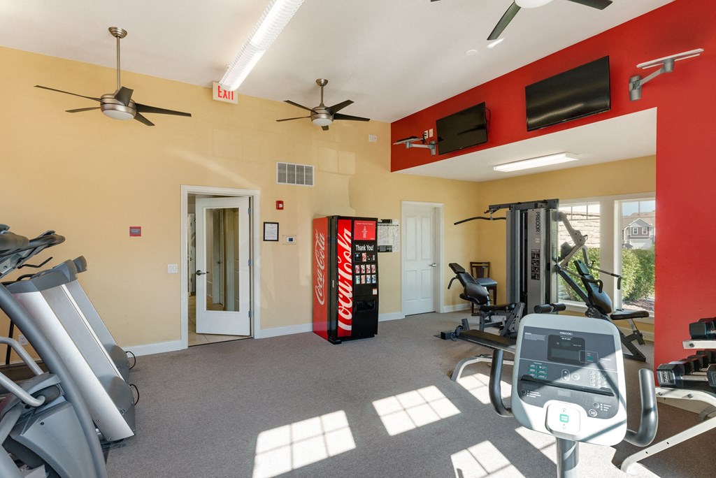 the gym at the village apartments