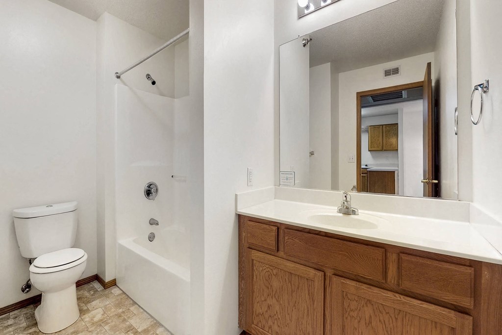 a bathroom with a sink toilet and a shower