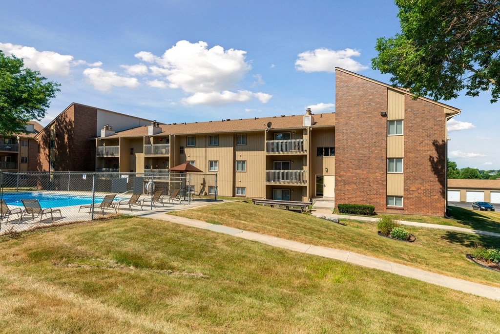 our apartments at the district feature a swimming pool