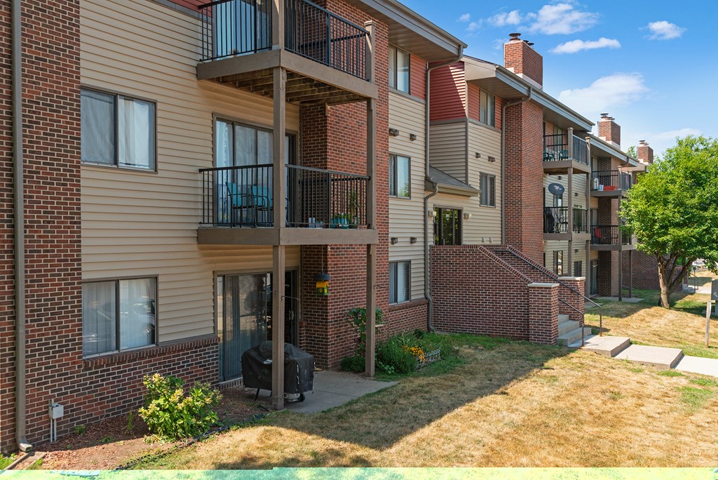 our apartments offer a spacious courtyard and balconies for residents to enjoy