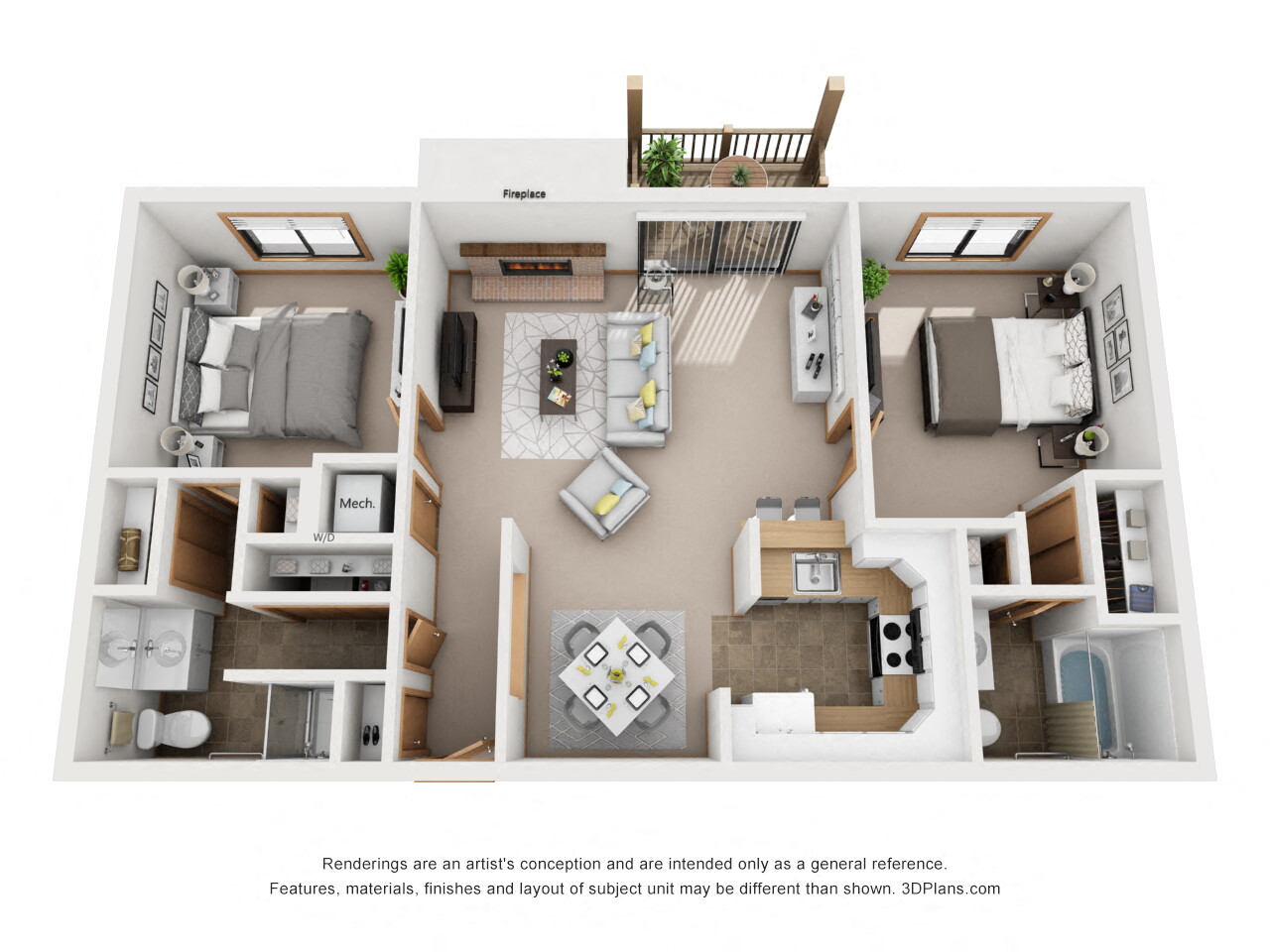 Two Bedroom A