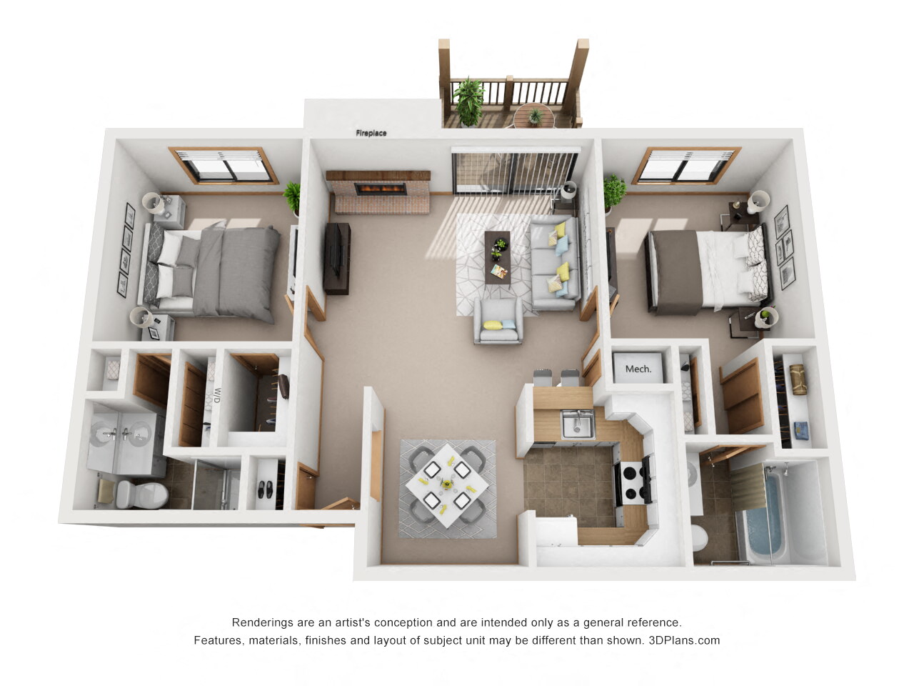Two Bedroom B