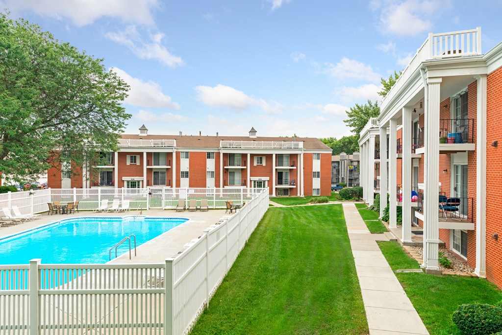 our apartments at the district feature a swimming pool