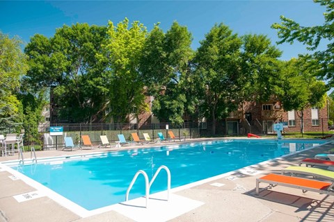 our apartments have a large pool for residents to enjoy