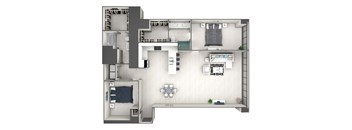 B2C Floor Plan at 220 Meridian, Indianapolis, IN, 46204