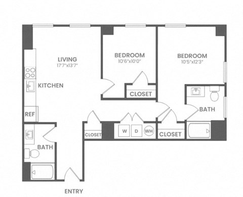 Two Bedroom Two Bath