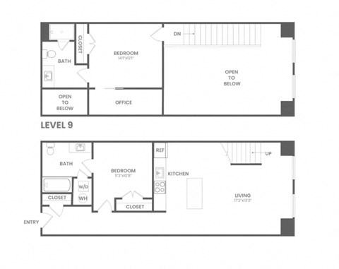 Two Bedroom Two Bath LOFT