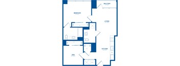 a blueprint of a floor plan of a house