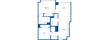 a blueprint of a floor plan of a house