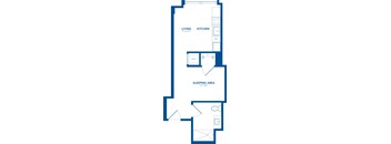 blueprint of a floor plan of a house